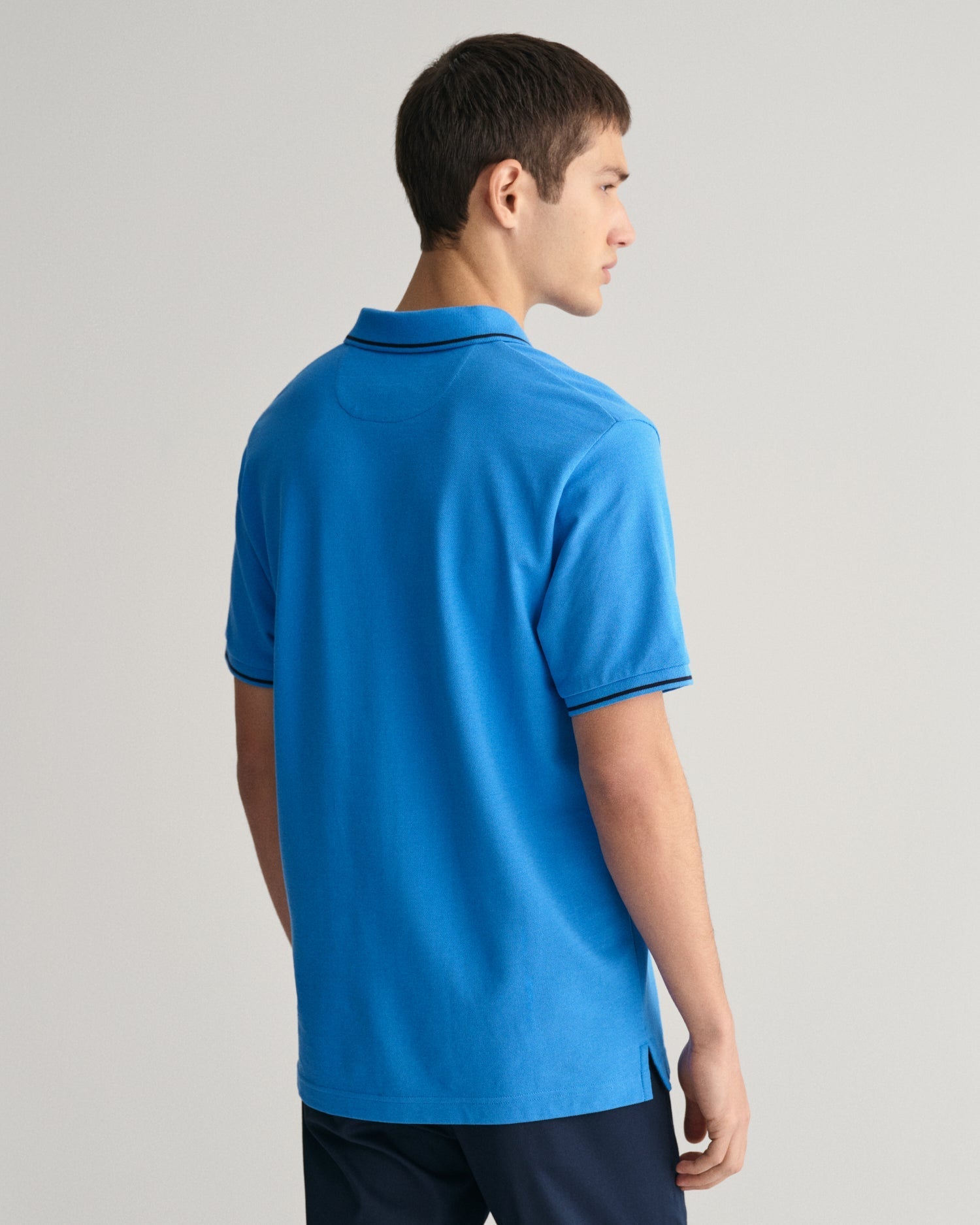 Gant Tipping Short Sleeve Pique Polo - Matt O'Brien Fashions