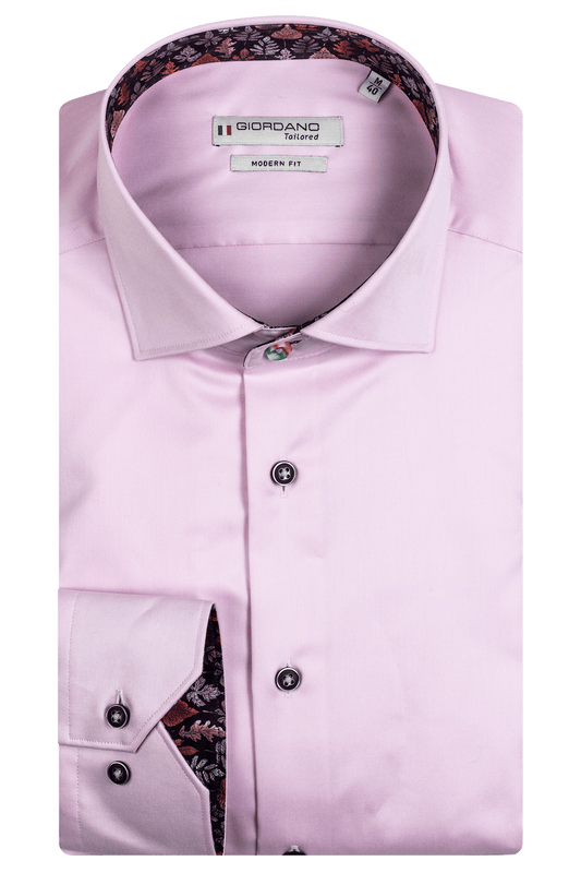 Giordano Maggiore Semi Cutaway Twill Shirt - Matt O'Brien Fashions