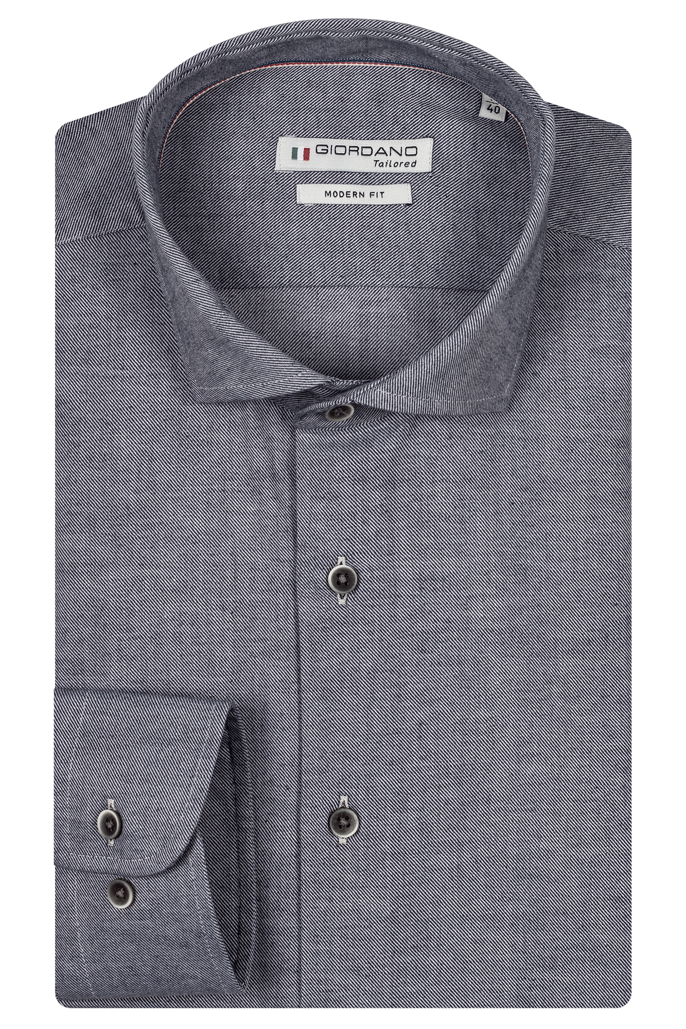 Giordano Modern Fit Twill Shirt - Matt O'Brien Fashions