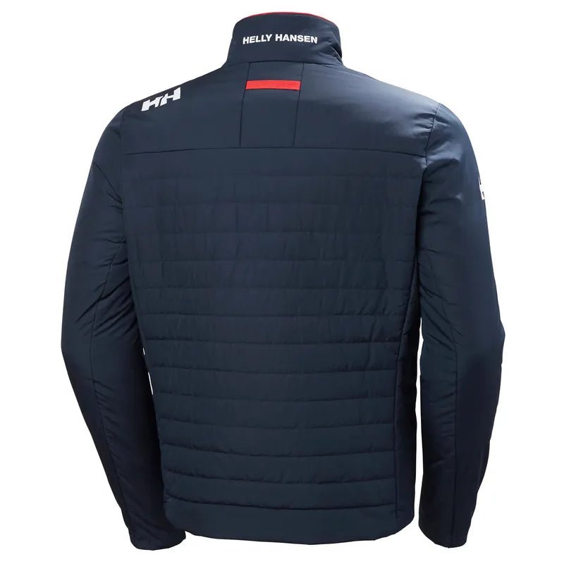 Helly Hansen Crew Insulator Jacket, back, navy - Matt O'Brien Fashions