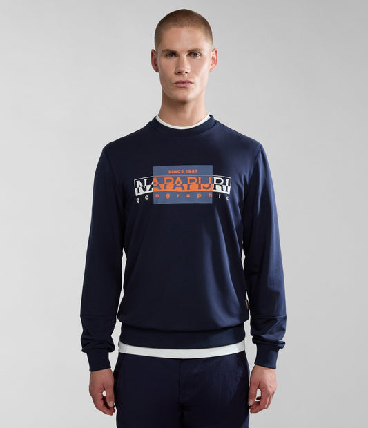 Napapijri Smallwood Crew Sweatshirt - Matt O'Brien Fashions