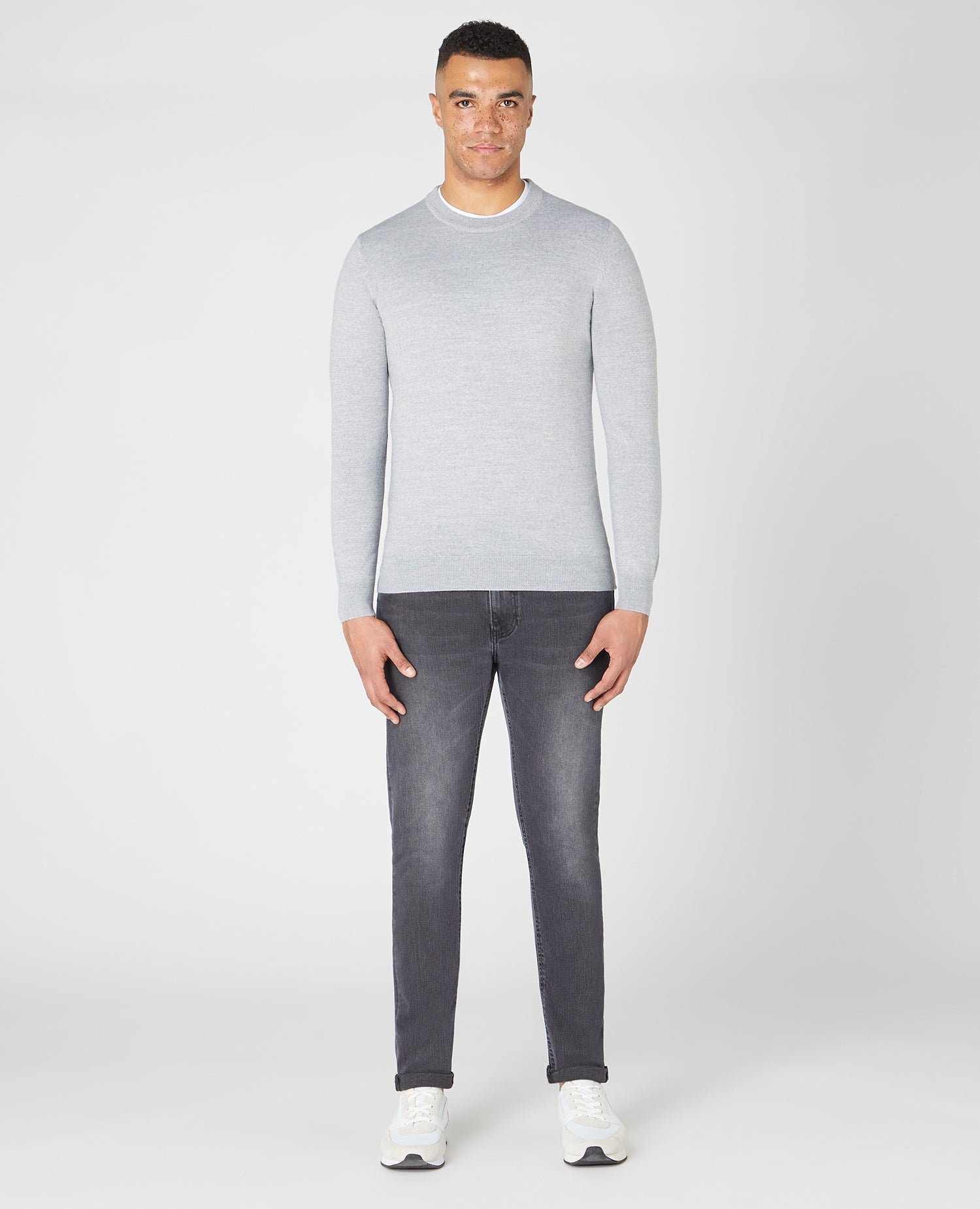 Remus Uomo Crew Neck Jumper - Matt O'Brien Fashions