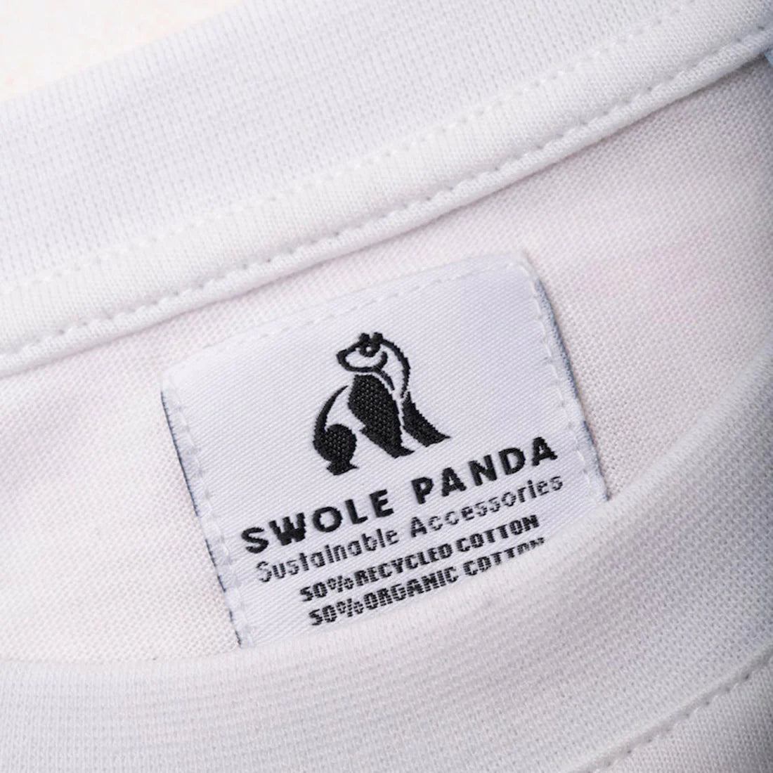 Swole Panda Organic Cotton Crew T-Shirt - Matt O'Brien Fashions