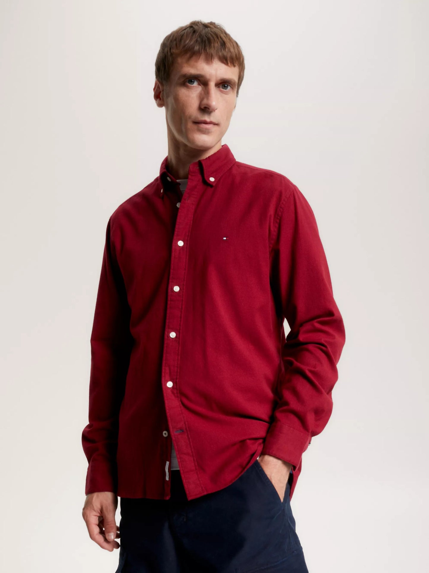 Tommy Hilfiger Brushed Twill RF Shirt - Matt O'Brien Fashions