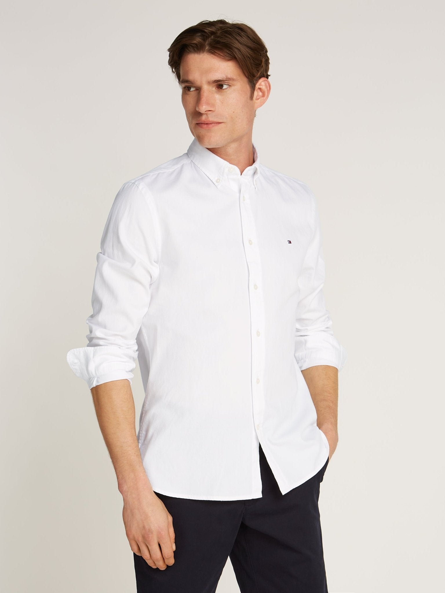 Tommy Hilfiger Flex Dobby Slim Fit Shirt - Matt O'Brien Fashions