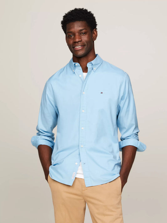 Tommy Hilfiger Flex Poplin Regular Fit Shirt - Matt O'Brien Fashions