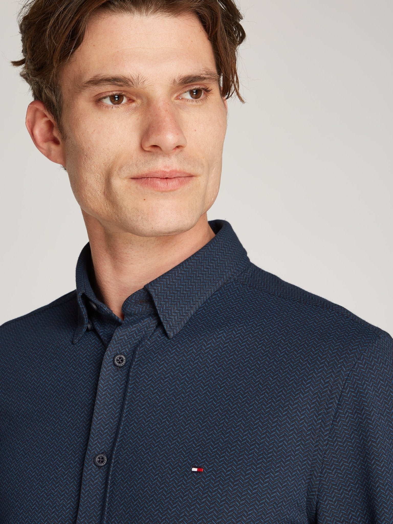 Tommy Hilfiger Performance Pique Slim Shirt - Matt O'Brien Fashions