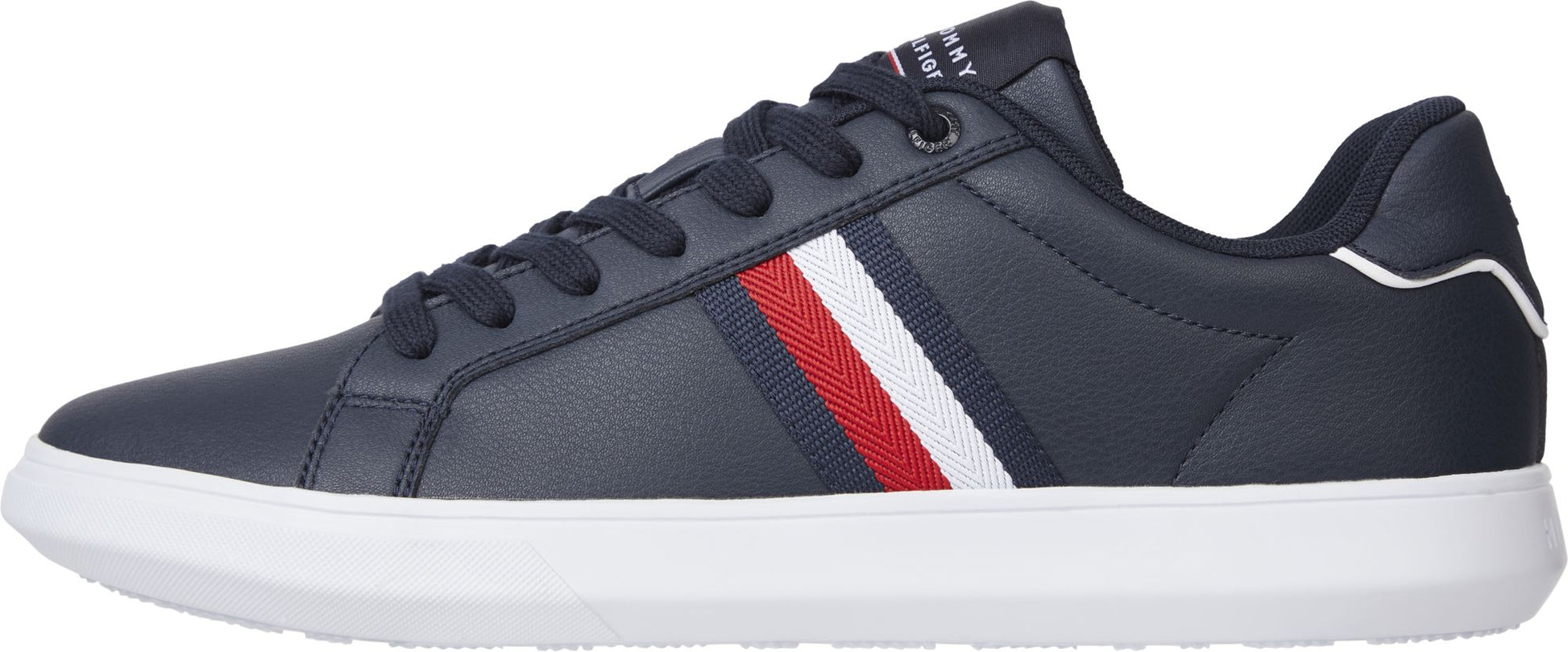 Tommy Hilfiger Signature Corporate Leather Cupsole Trainer - Matt O'Brien Fashions