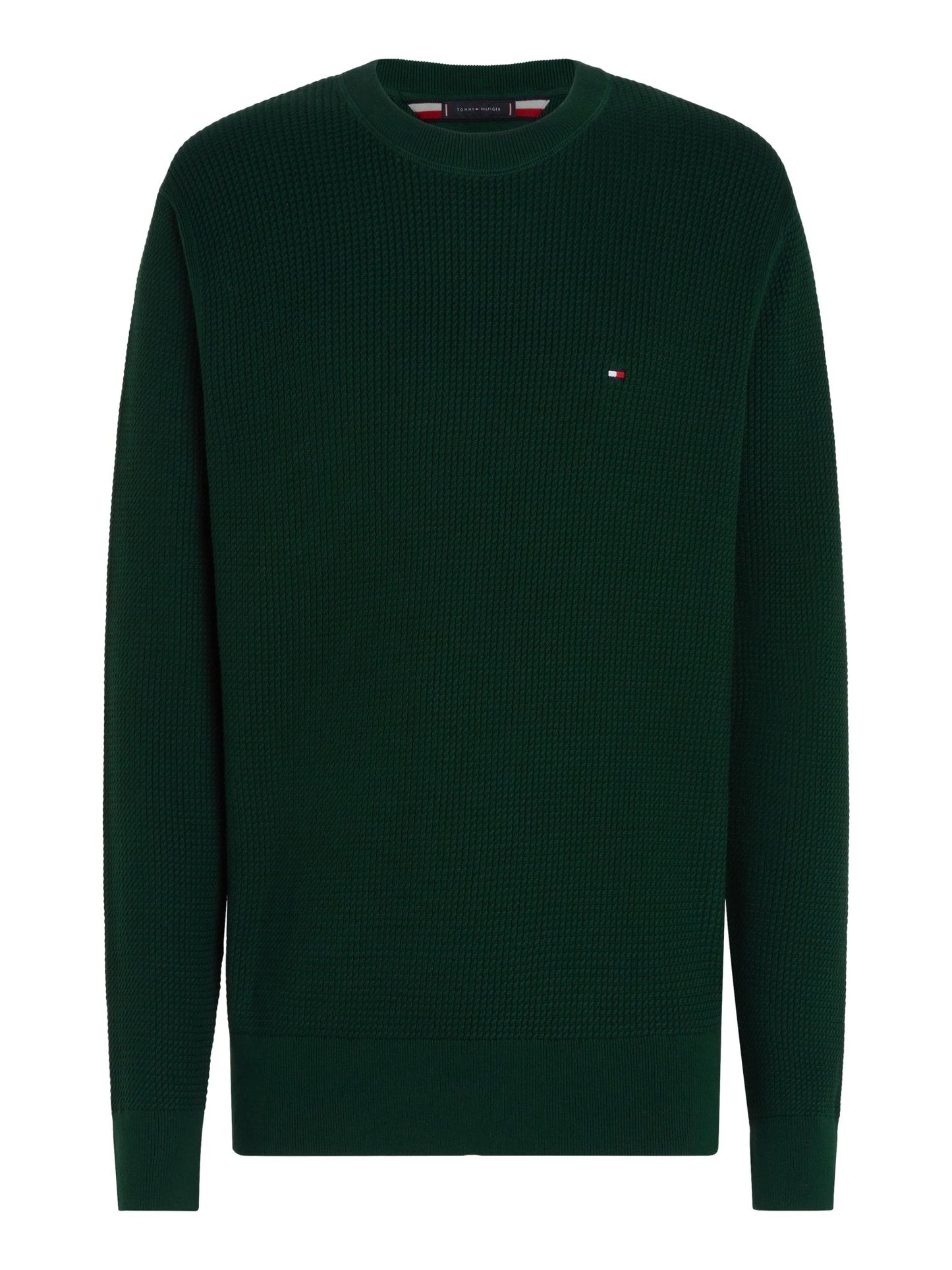 Tommy Hilfiger Structure Crew Neck Jumper - Matt O'Brien Fashions