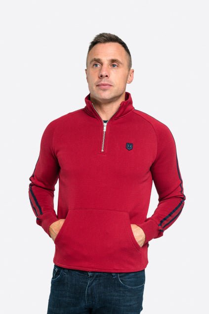 XV Kings Tuine Quarter Zip Sweatshirt - Matt O'Brien Fashions